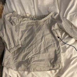 Beach off the shoulder shirt